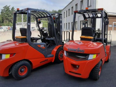 Diesel gaffeltruck D3500 levering til selskapet "GRAANUL INVEST" 2